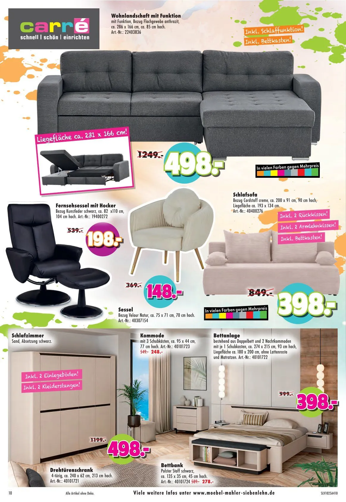 Möbel Mahler Prospekte von 29. Oktober bis 25. November 2025 - Prospekt seite 10