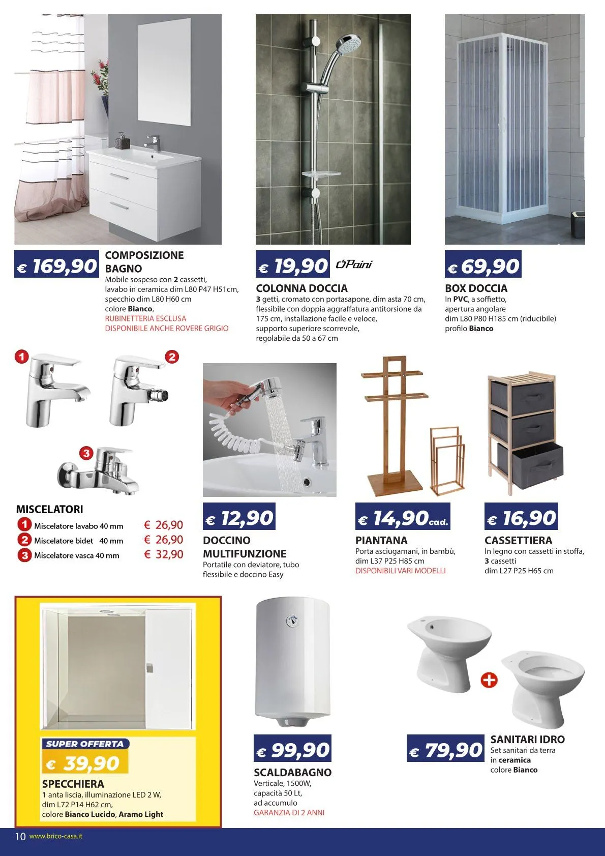 Volantini Bricocasa da 3 luglio a 27 luglio di 2025 - Pagina del volantino 10