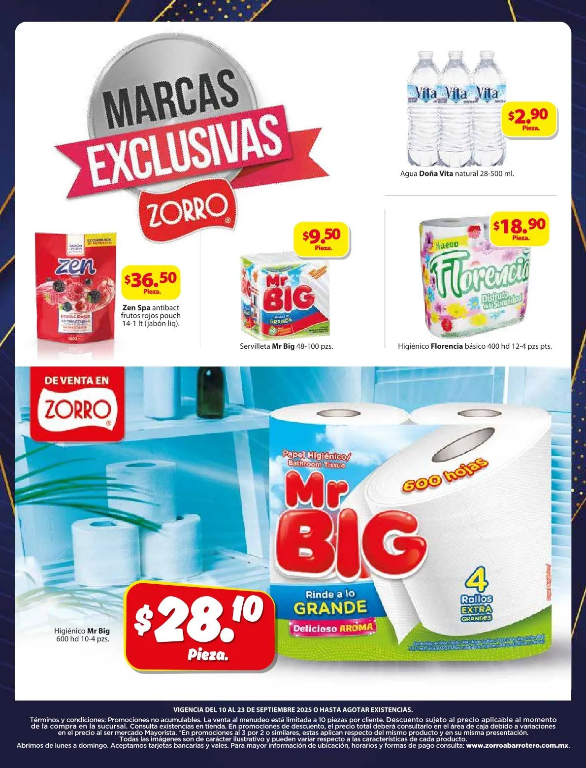 Catálogo de Zorro Ofertas 10 de septiembre al 23 de septiembre 2025 - Pagina 10