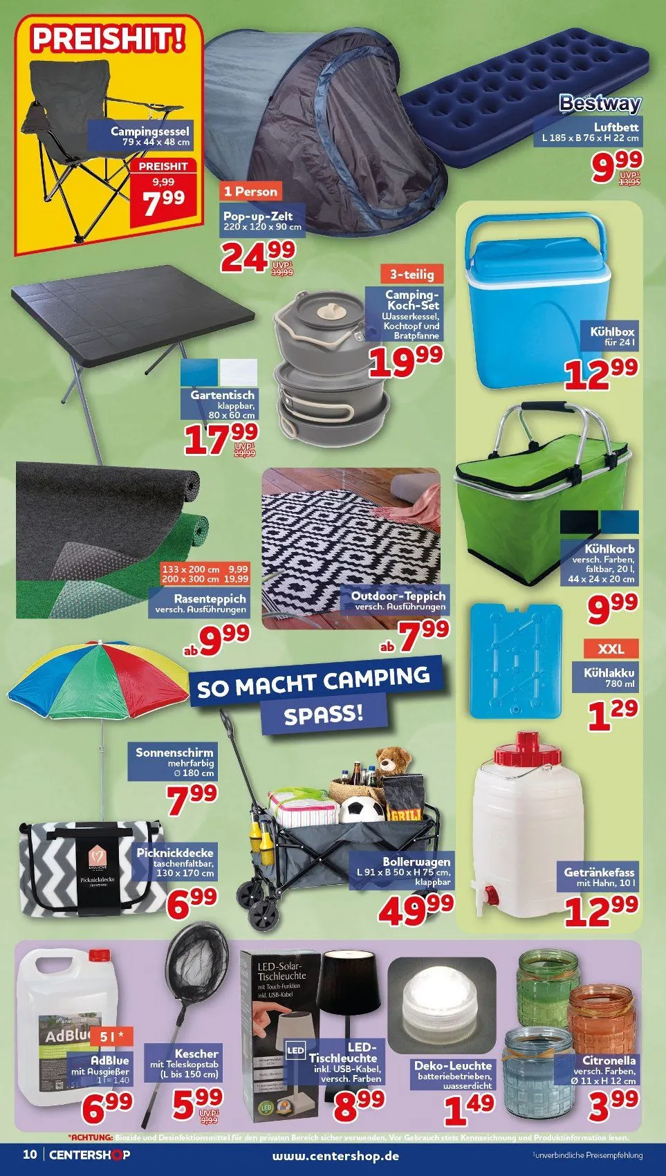 CENTERSHOP Angebote von 18. Mai bis 23. Mai 2026 - Prospekt seite 10