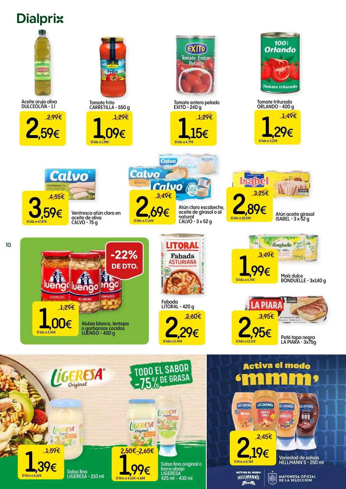 Catálogo de Dialprix Ofertas 4 de junio al 24 de junio 2026 - Página 10