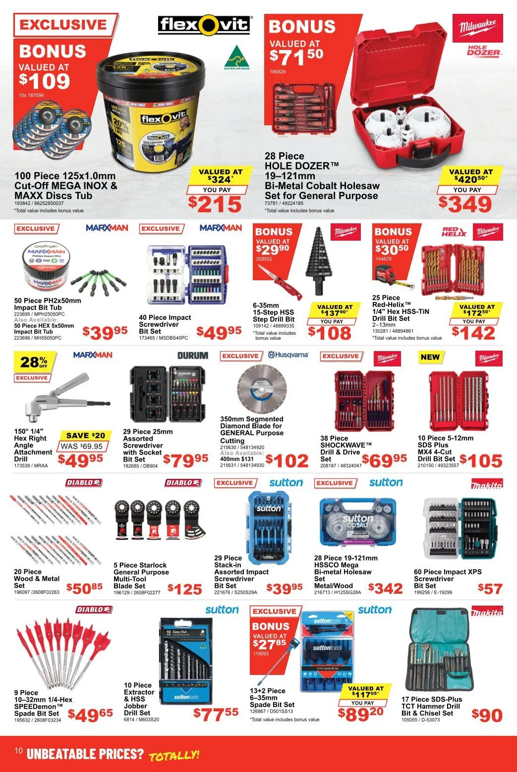 Total Tools catalogues - Weekly specials - Catalogue valid from 19 August to 7 September 2025 - page 10