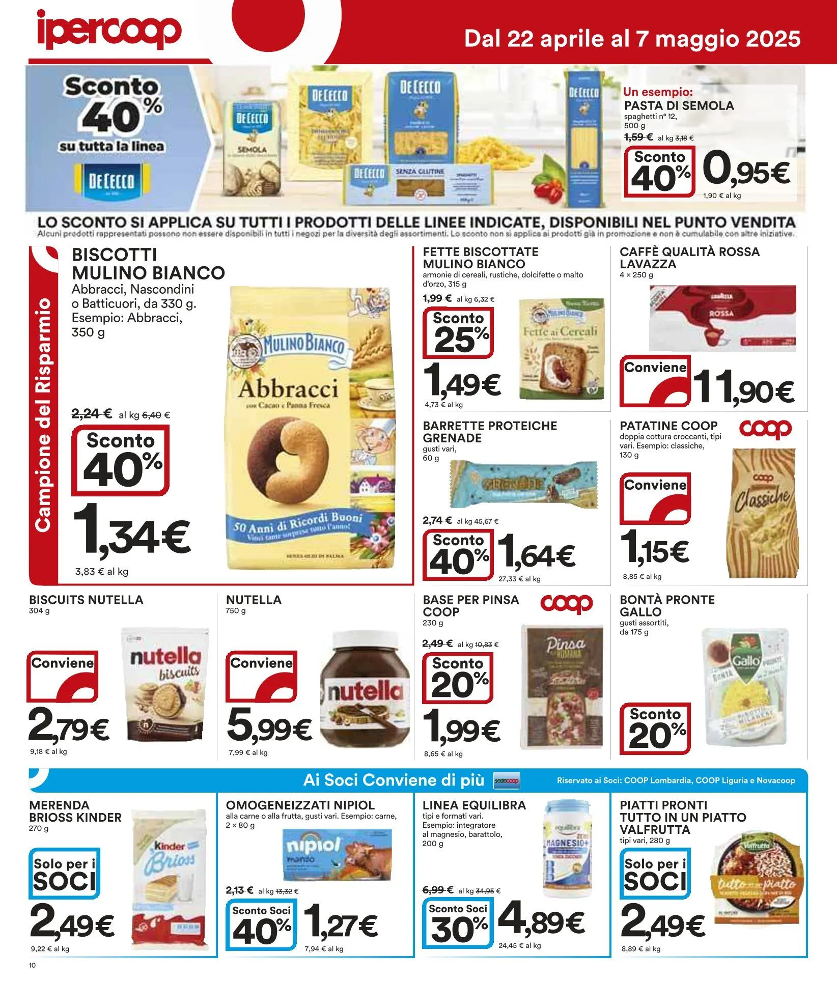 Ipercoop Volantino da 22 aprile a 7 maggio di 2025 - Pagina del volantino 10