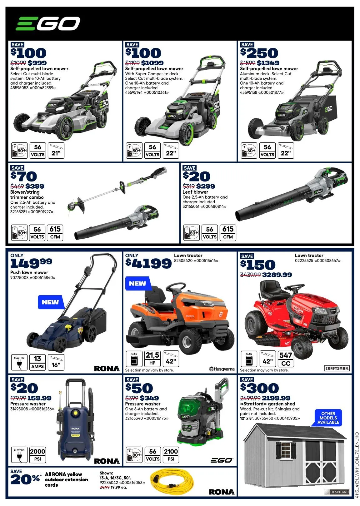 RONA Sales from April 9 to April 15 2026 - flyer page 10