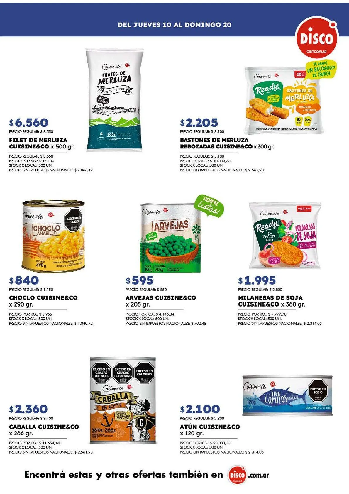 Ofertas de Disco Ofertas 15 de abril al 20 de abril 2025 - Página 10 del catálogo