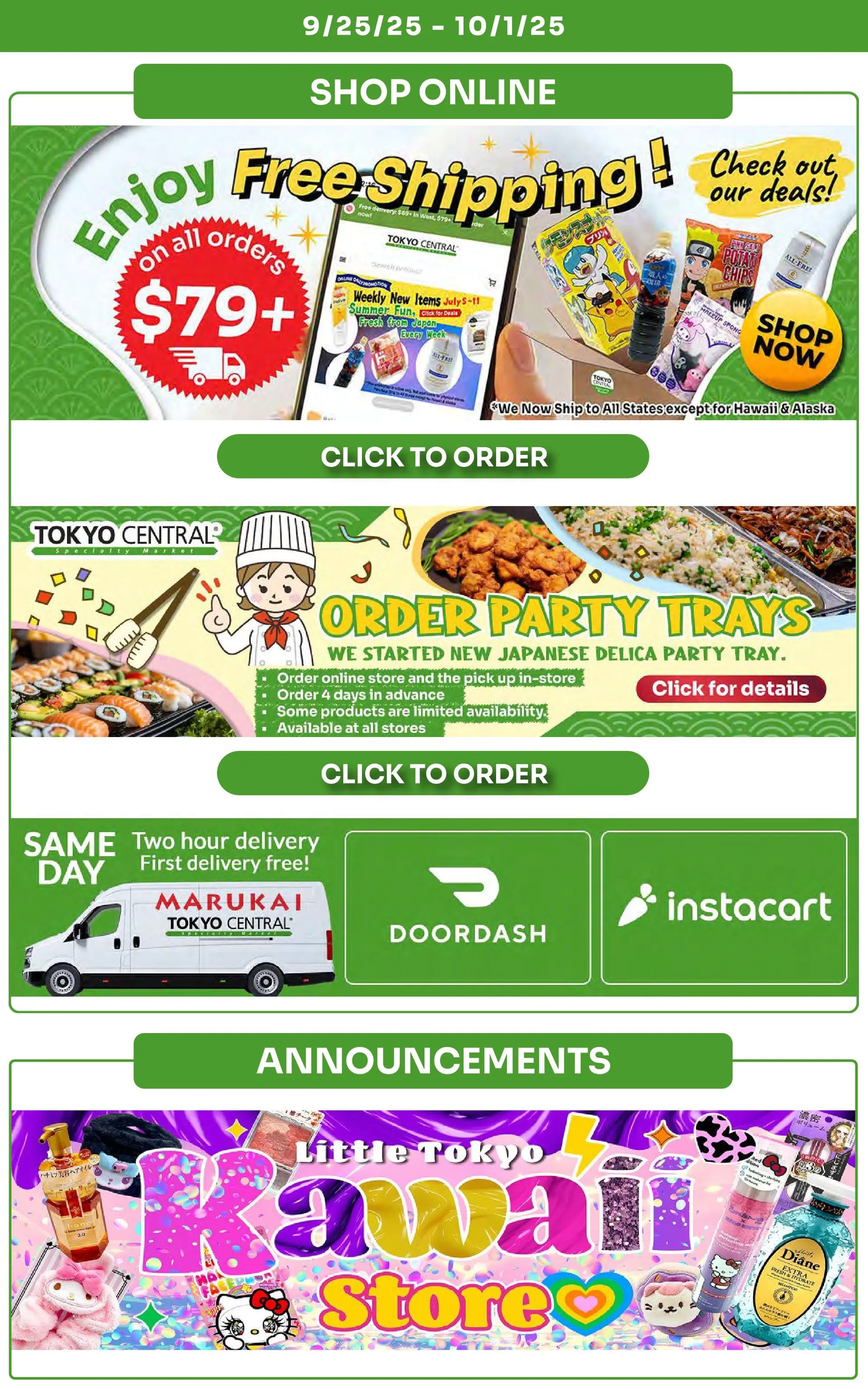 Weekly ad Tokyo Central Specialty Market Sales from September 25 to October 1 2025 - Page 10