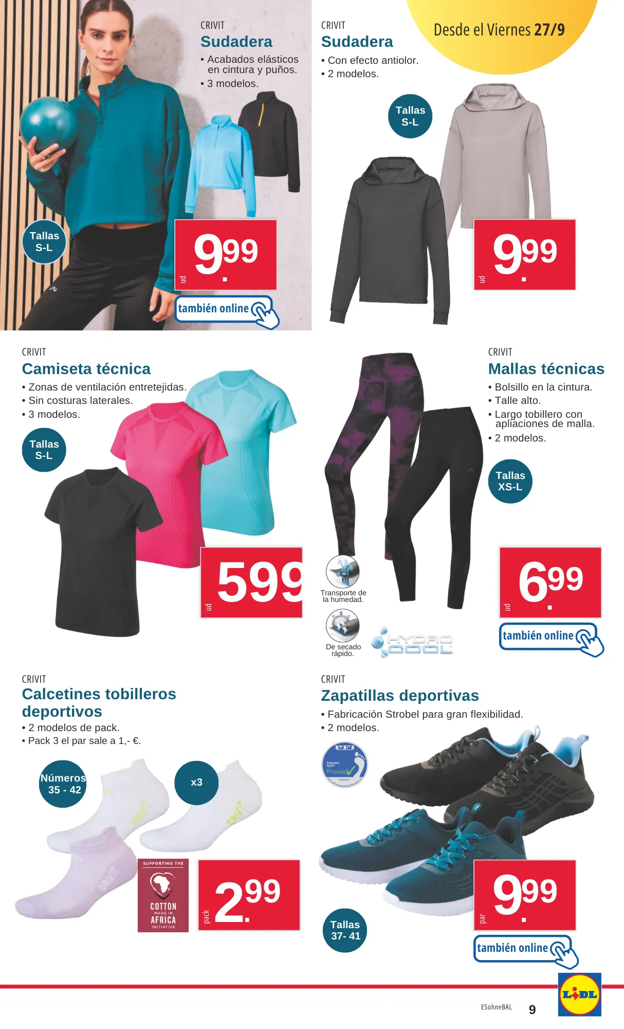 Catálogo de Lidl Ofertas del 23/09 al 29/09 23 de septiembre al 29 de septiembre 2024 - Página 9