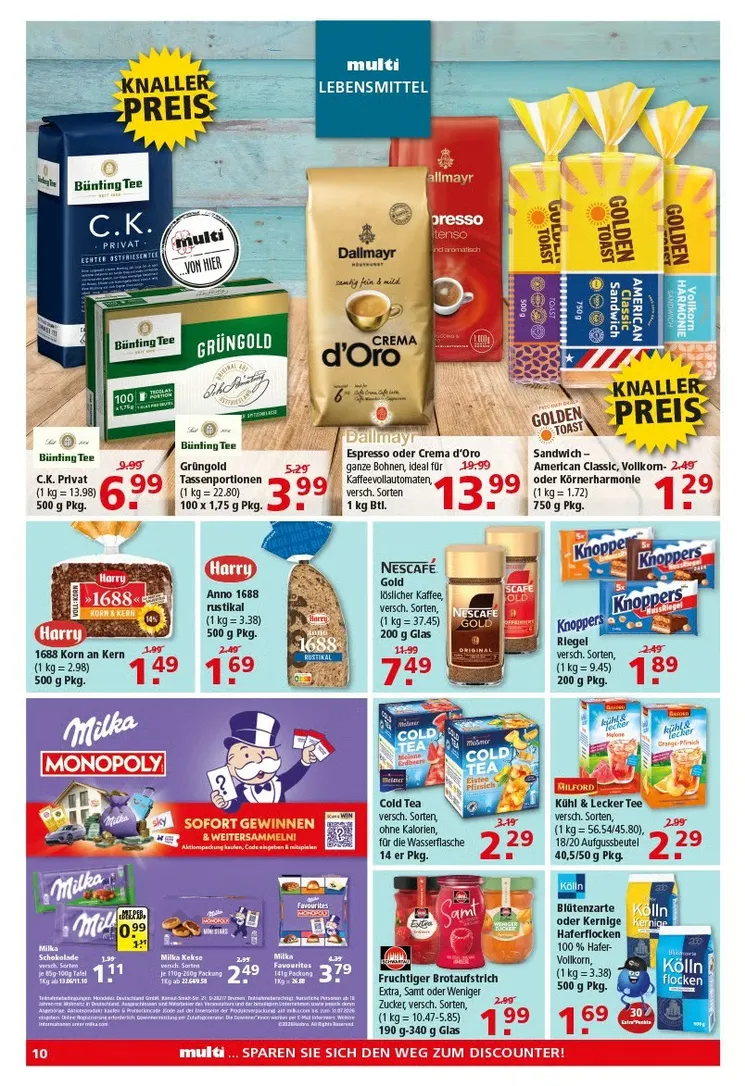 Multi Markt Angebote von 20. Juli bis 25. Juli 2026 - Prospekt seite 10