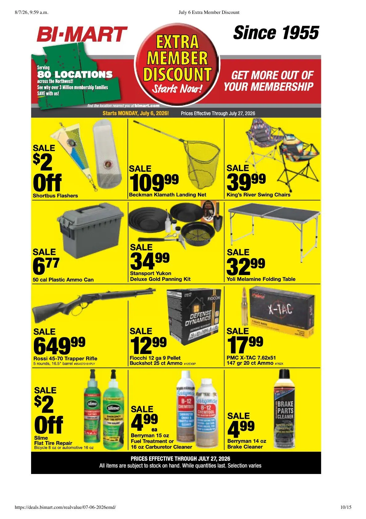 Weekly ad Bi-Mart Sales from July 6 to July 27 2026 - Page 10
