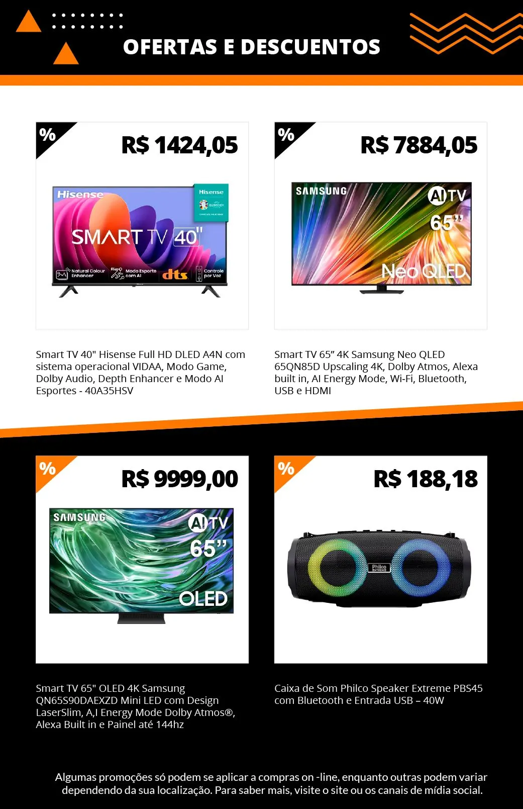 Encarte de Promoções Black Friday 31 de outubro até 30 de novembro 2024 - Pagina 9