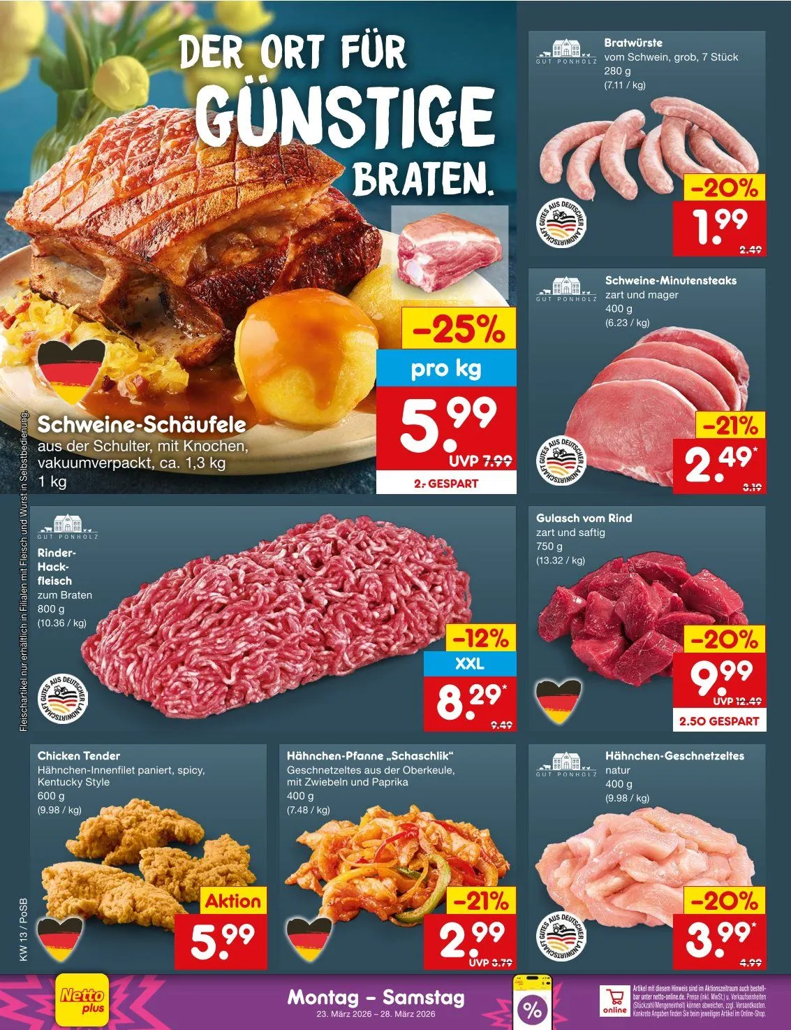 Netto Marken-Discount Prospekte von 23. März bis 28. März 2026 - Prospekt seite 10