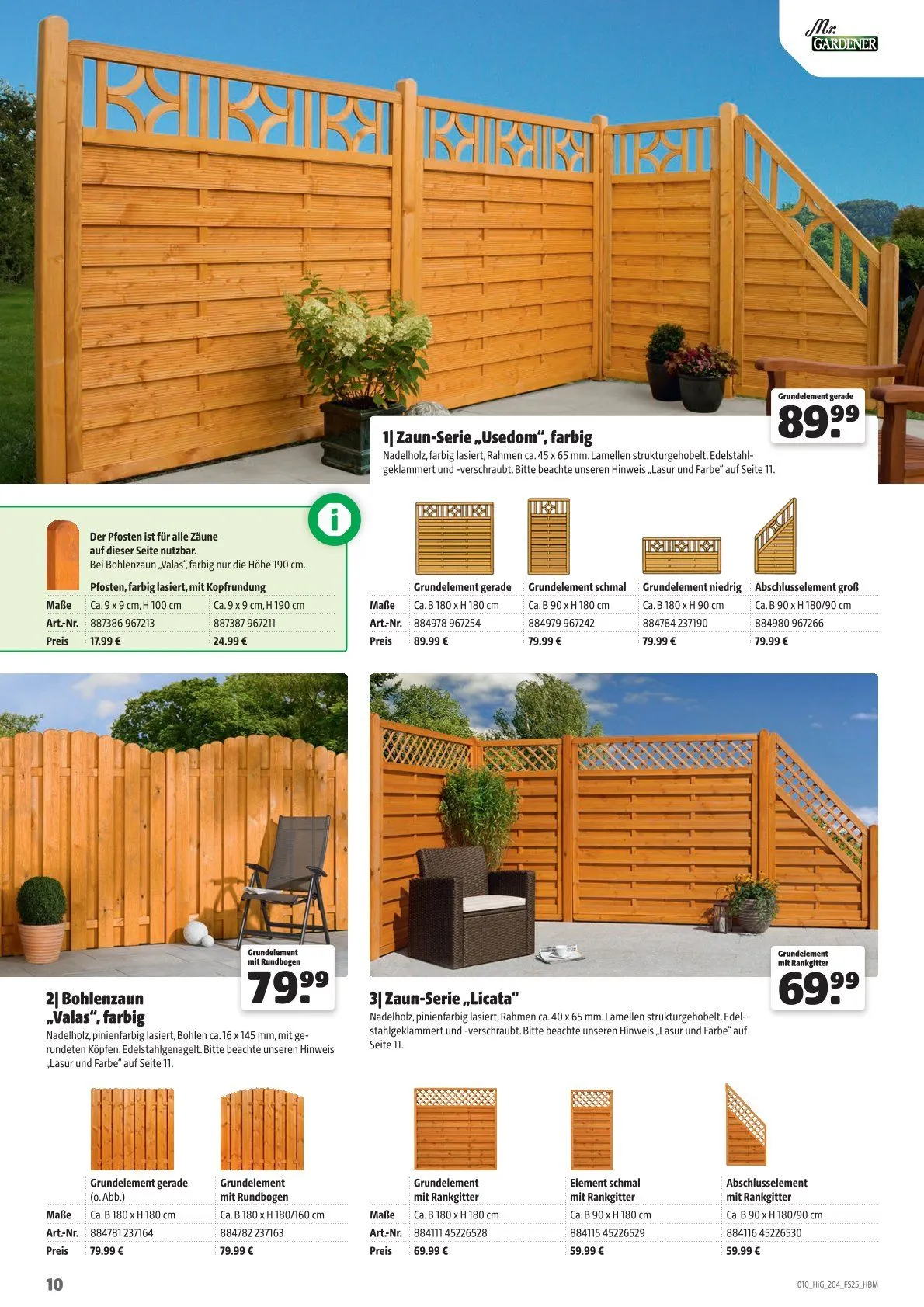 Hagebau Prospekt von 21. Mai bis 31. Dezember 2025 - Prospekt seite 10
