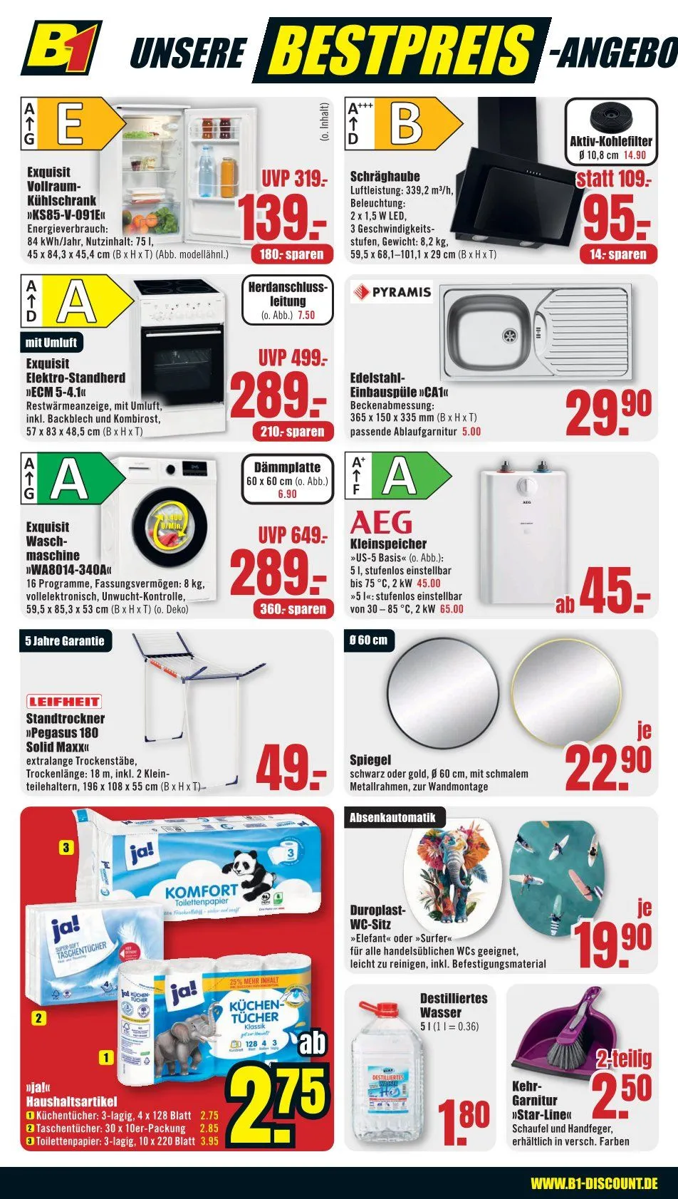 B1 Discount Baumarkt Angebote von 4. April bis 10. April 2026 - Prospekt seite 10