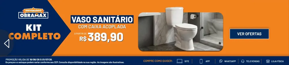 Encarte de Folhetos Obramax  18 de junho até 1 de julho 2026 - Pagina 10