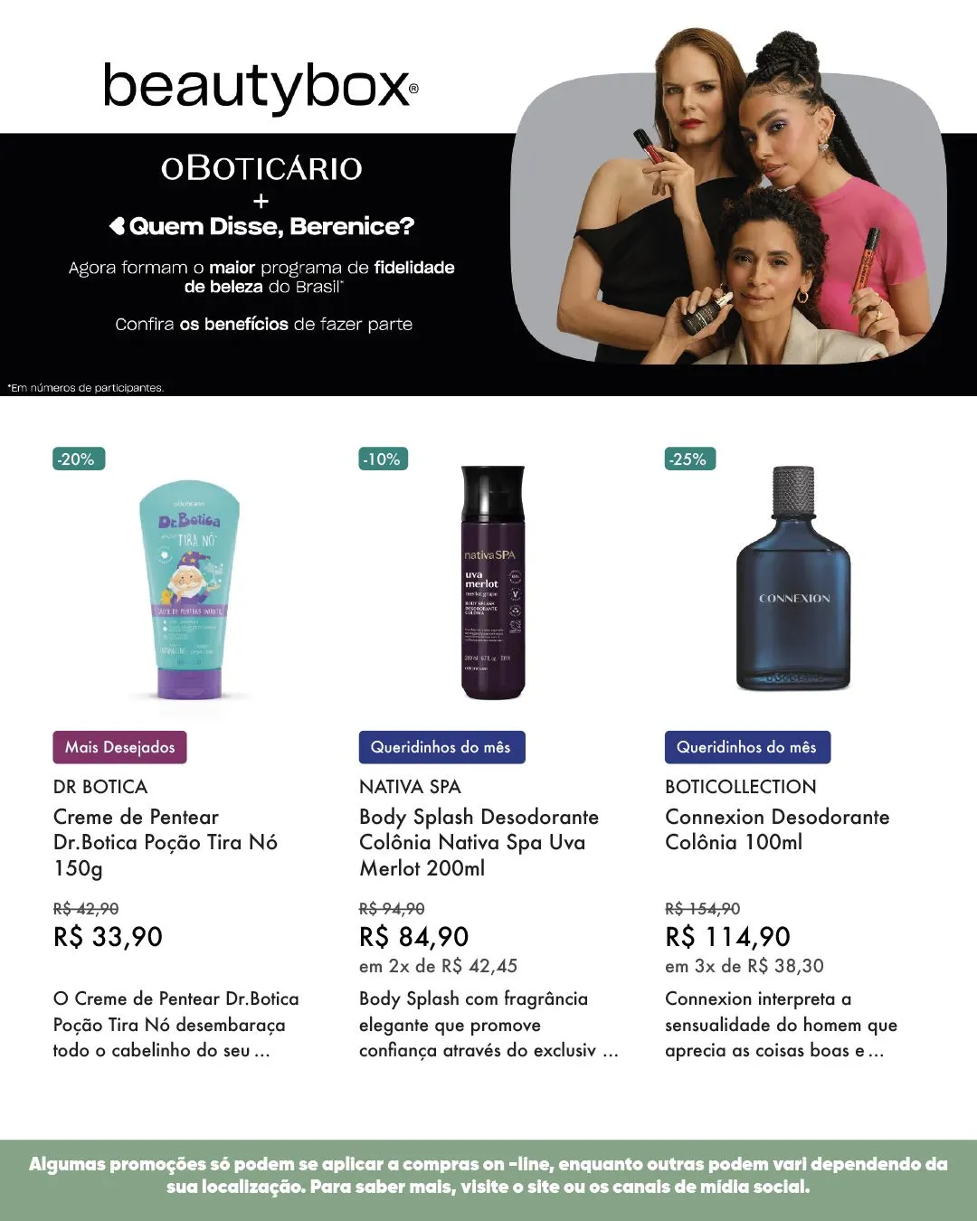 Encarte de O Boticário Ofertas semanais! 11 de abril até 30 de abril 2025 - Pagina 9