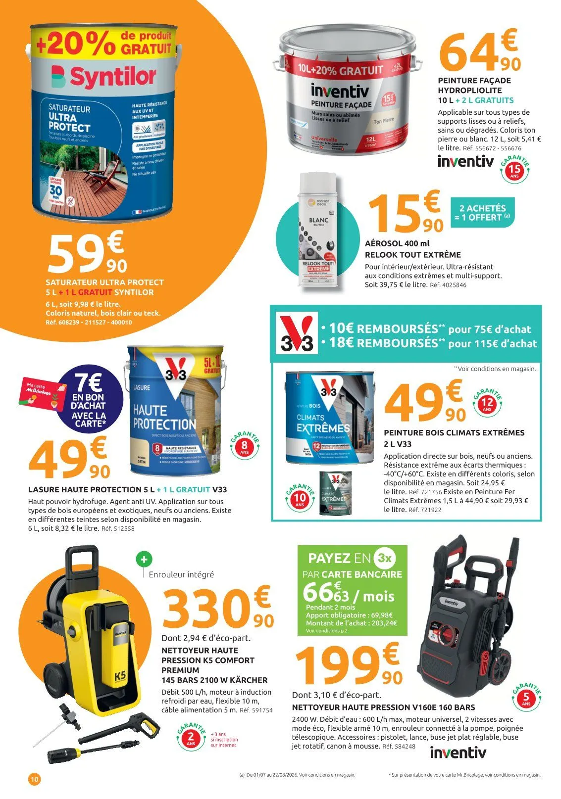 Catalogues Mr. Bricolage du 1 juillet au 19 juillet 2026 - Catalogue page 10