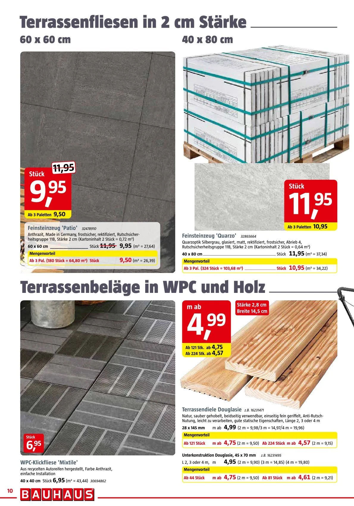 Bauhaus Angebote von 16. Mai bis 30. Mai 2026 - Prospekt seite 10