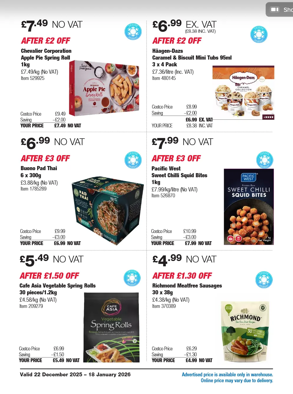 COSTCO Deals from 20 December to 18 January 2026 - Catalogue Page 10