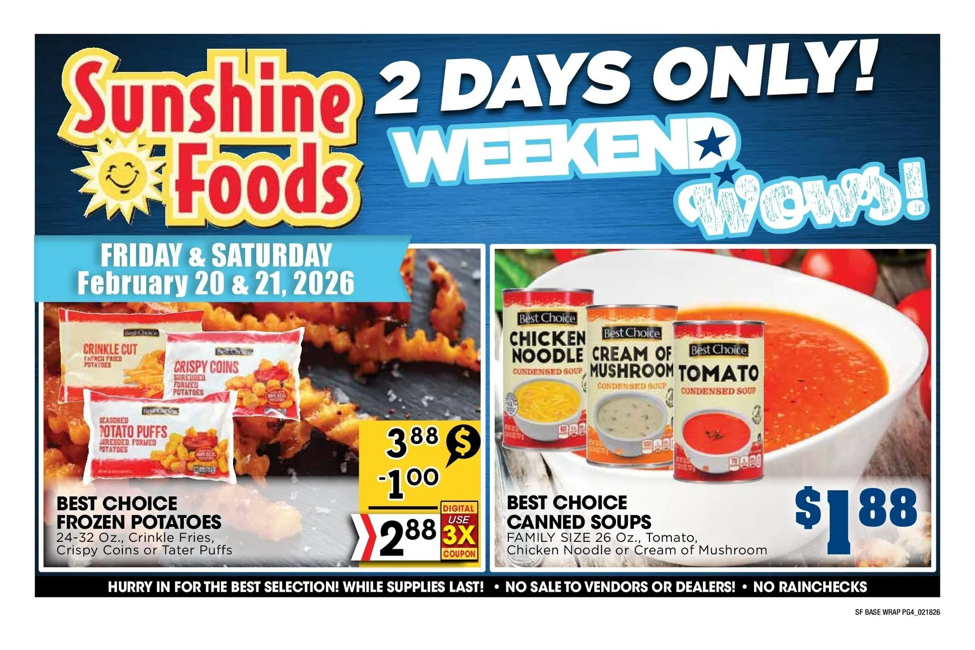 Weekly ad Sunshine Foods Sales from February 18 to February 26 2026 - Page 10