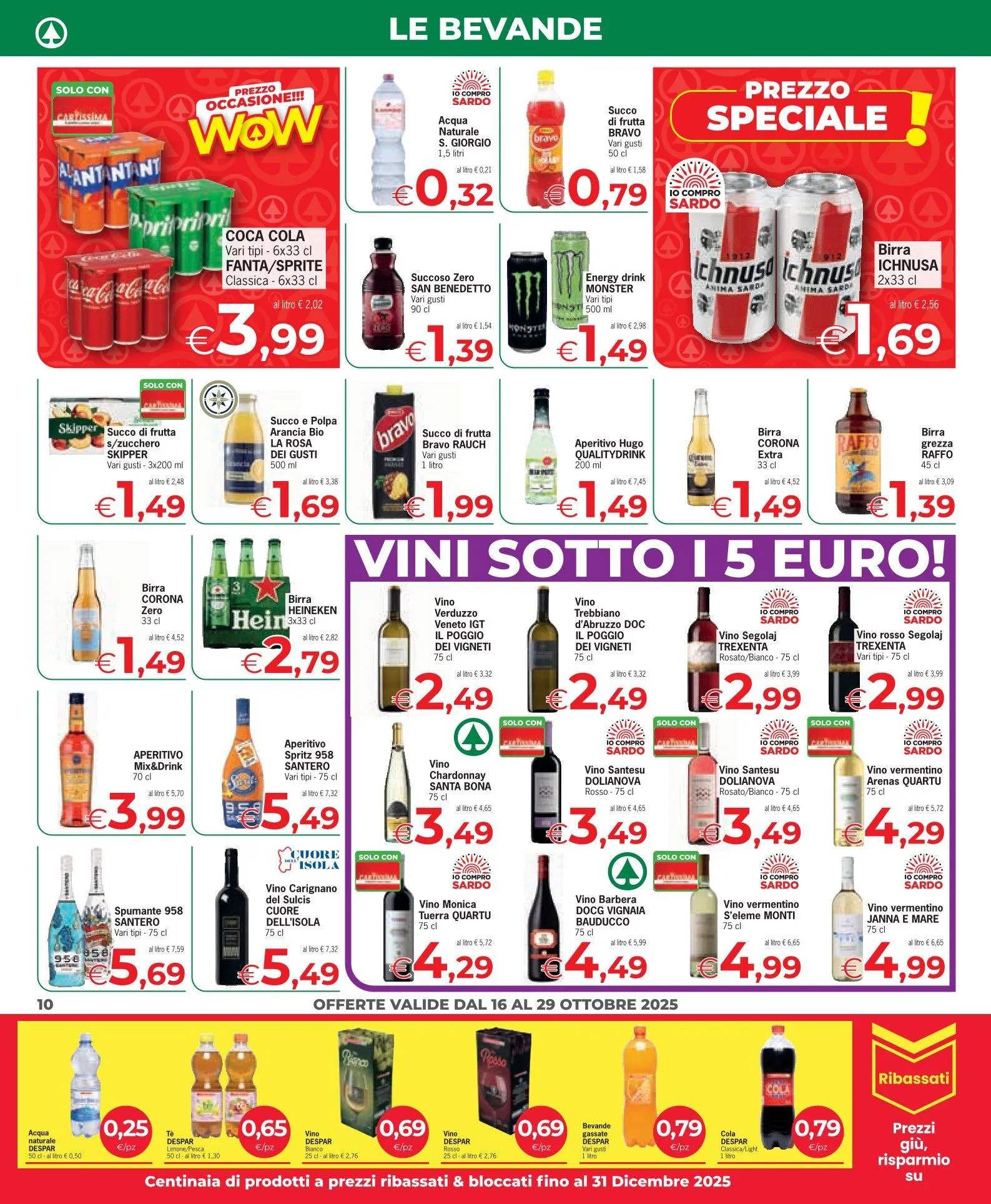 Volantini DeSpar Express da 16 ottobre a 29 ottobre di 2025 - Pagina del volantino 10