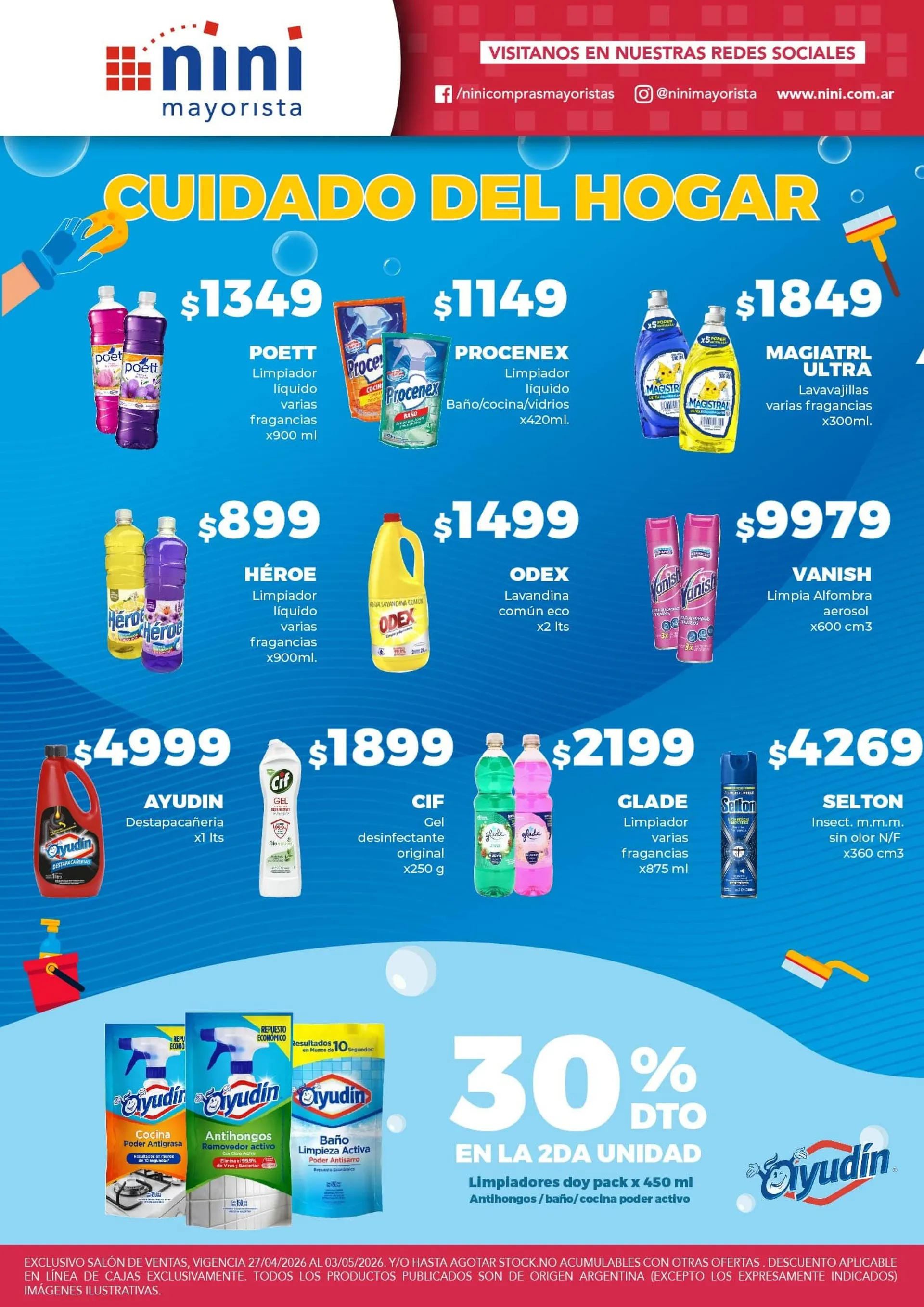 Ofertas de  Nini Mayorista Ofertas 27 de abril al 3 de mayo 2026 - Página 10 del catálogo