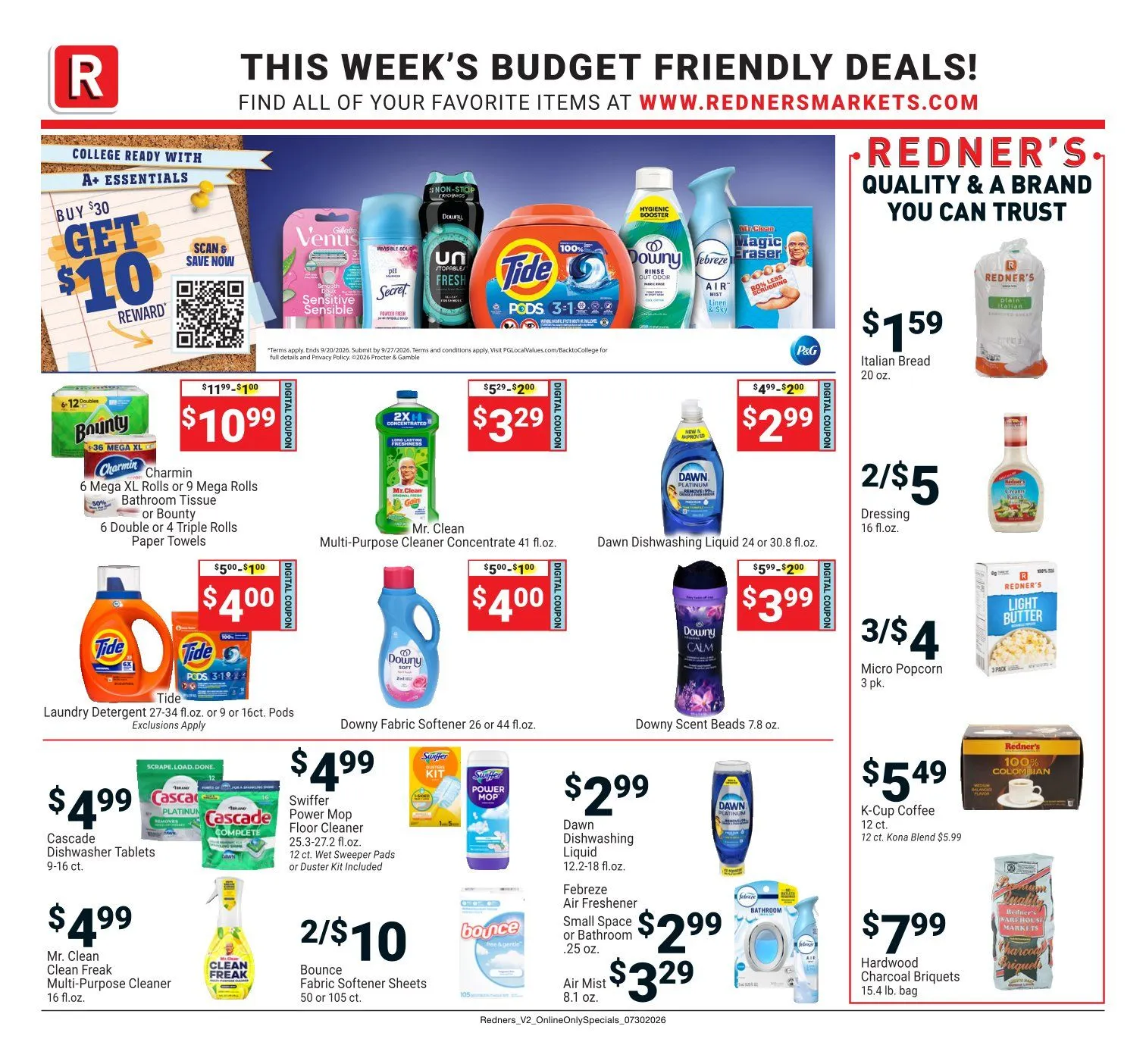 Weekly ad Redner's Market Sales from July 30 to August 5 2026 - Page 10