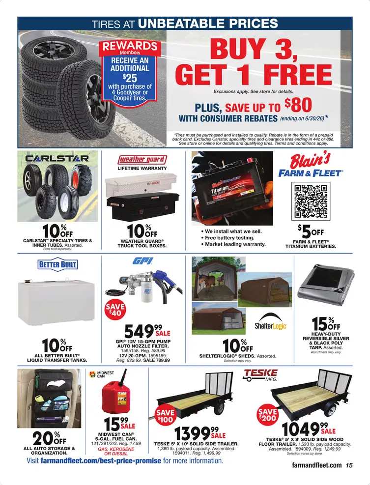 Weekly ad Blain's Farm & Fleet Sales from June 18 to July 1 2026 - Page 10