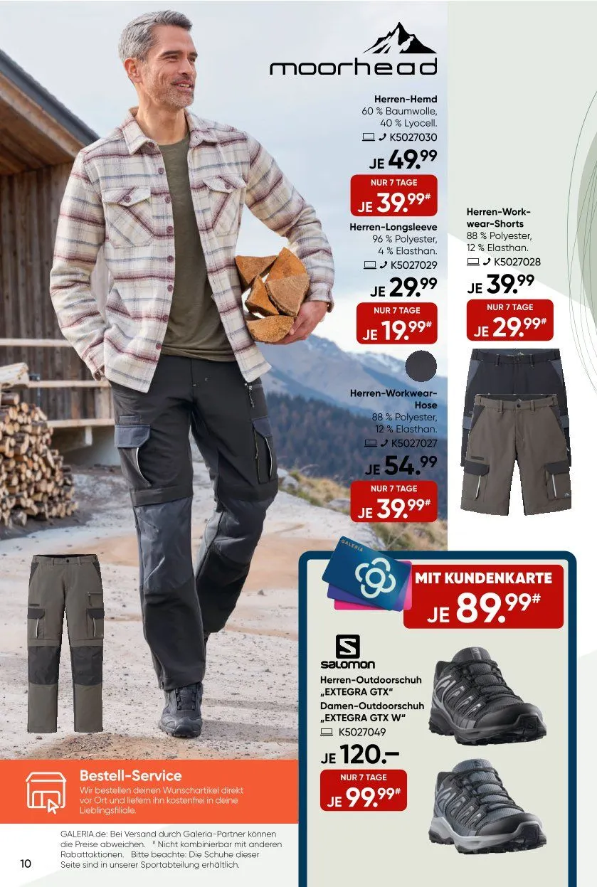 GALERIA Karstadt Kaufhof Prospekt von 3. April bis 8. April 2025 - Prospekt seite 10