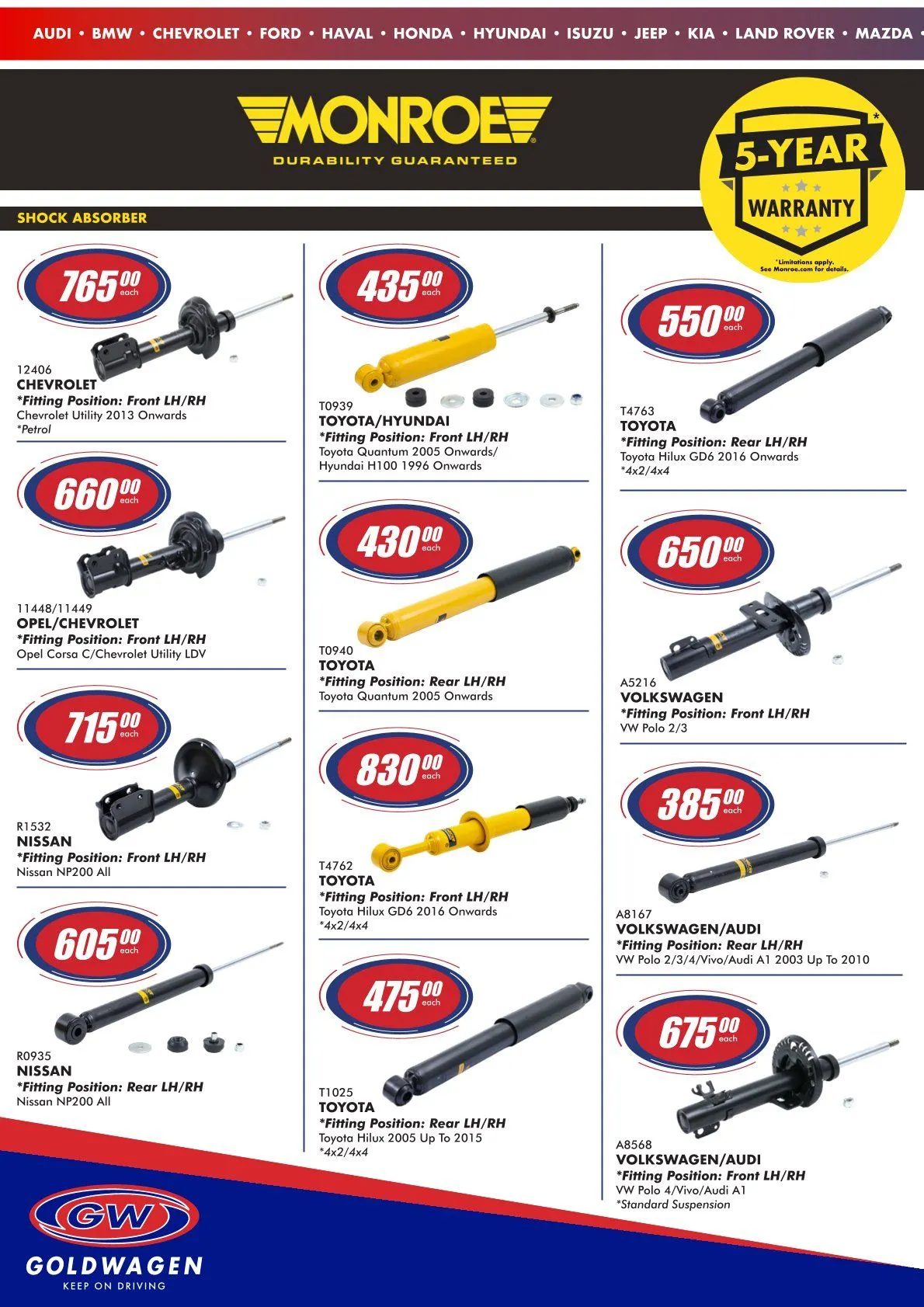 Goldwagen Sales from 1 February to 31 March 2026 - Catalogue Page 10