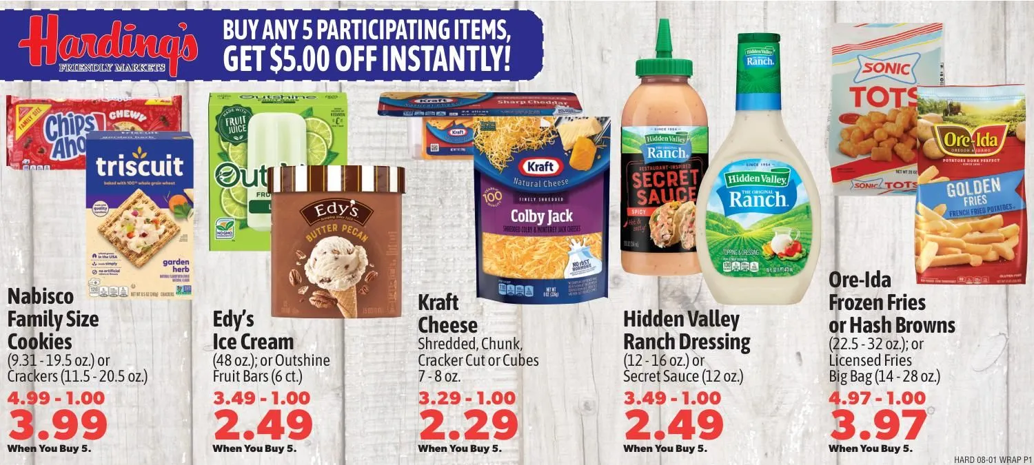 Weekly ad Harding's Markets Sales from August 1 to August 7 2025 - Page 9