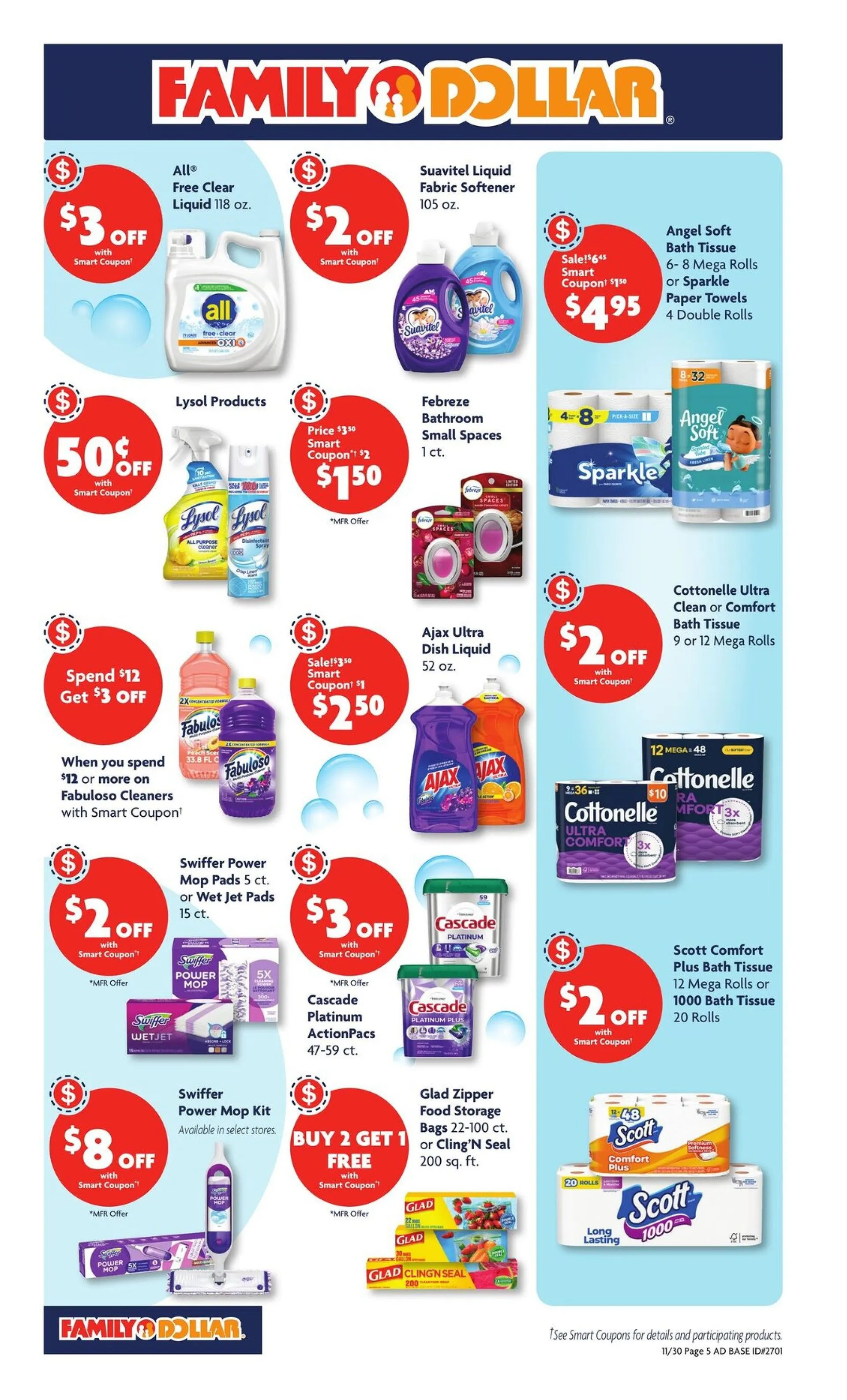 Weekly promotion Family Dollar Sales spanning from November 30 to December 6 2025 - Page 10 for Catalogue 365