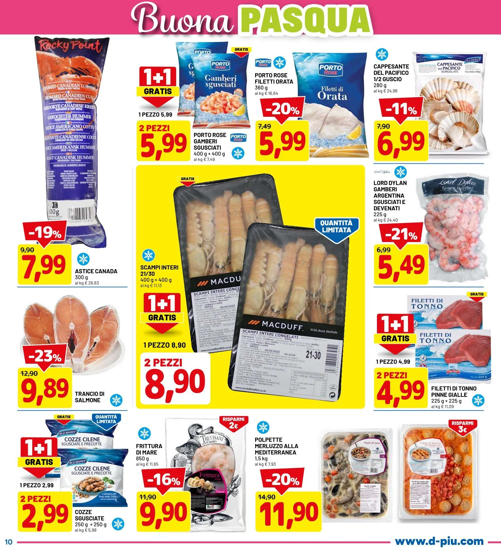  Volantini D Più da 26 marzo a 8 aprile di 2026 - Pagina del volantino 10