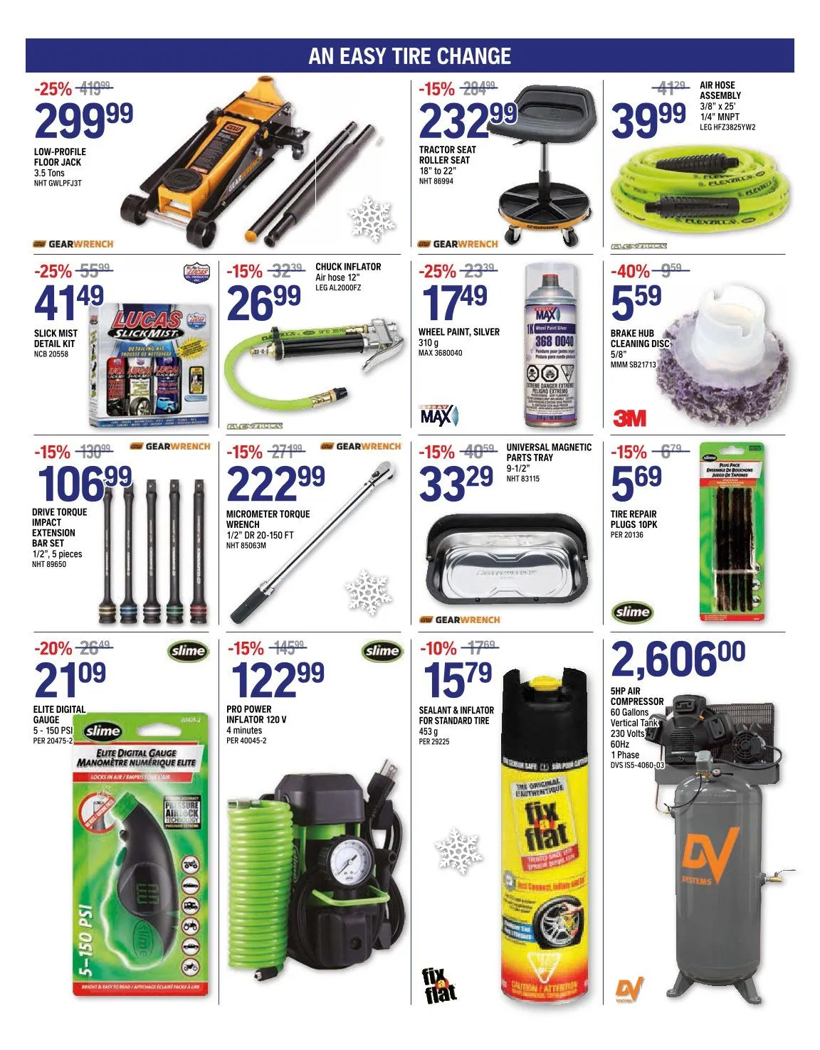 NAPA Auto Parts Sales from November 13 to December 31 2025 - flyer page 10