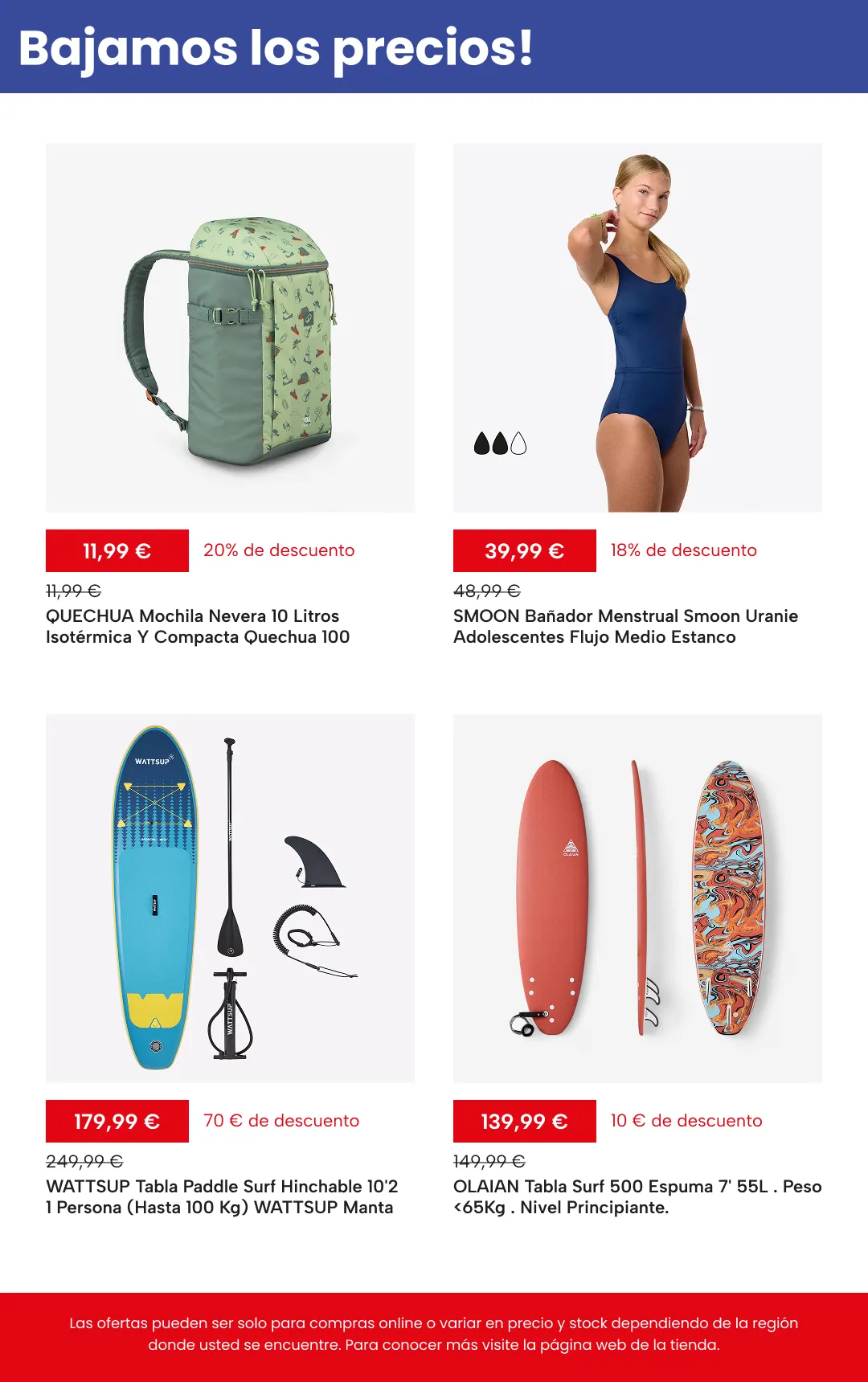 Catálogo de Decathlon Ofertas 28 de julio al 11 de agosto 2026 - Página 10