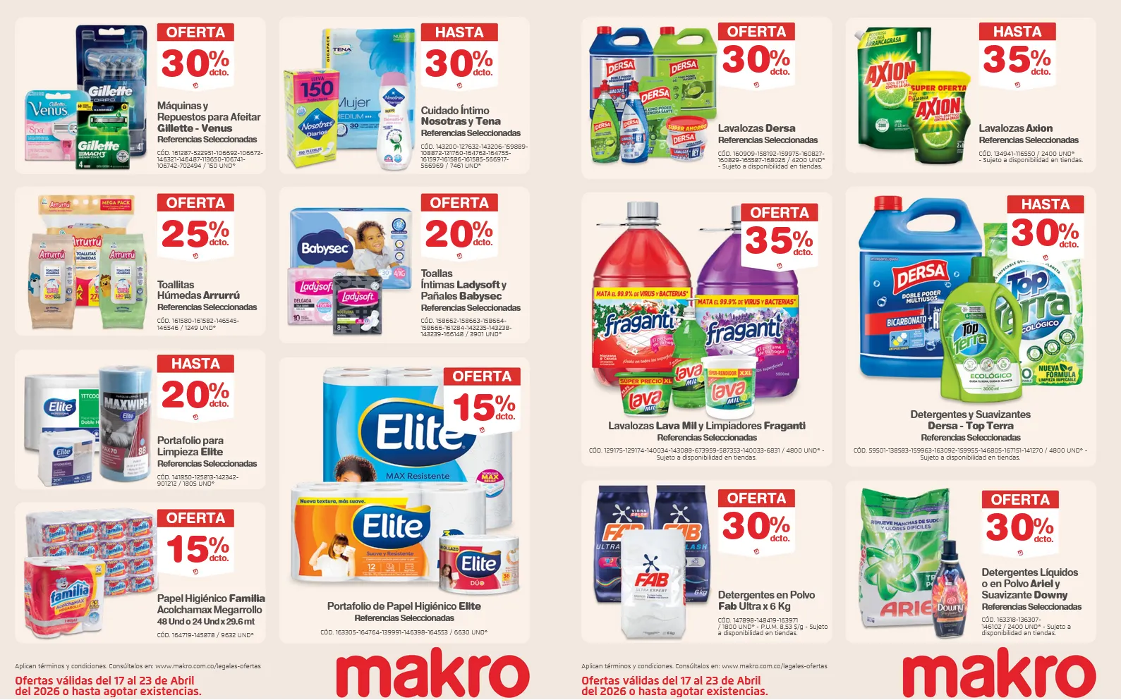 Catalogo de  Makro Ofertas 17 de abril al 23 de abril 2026 - Pag 10