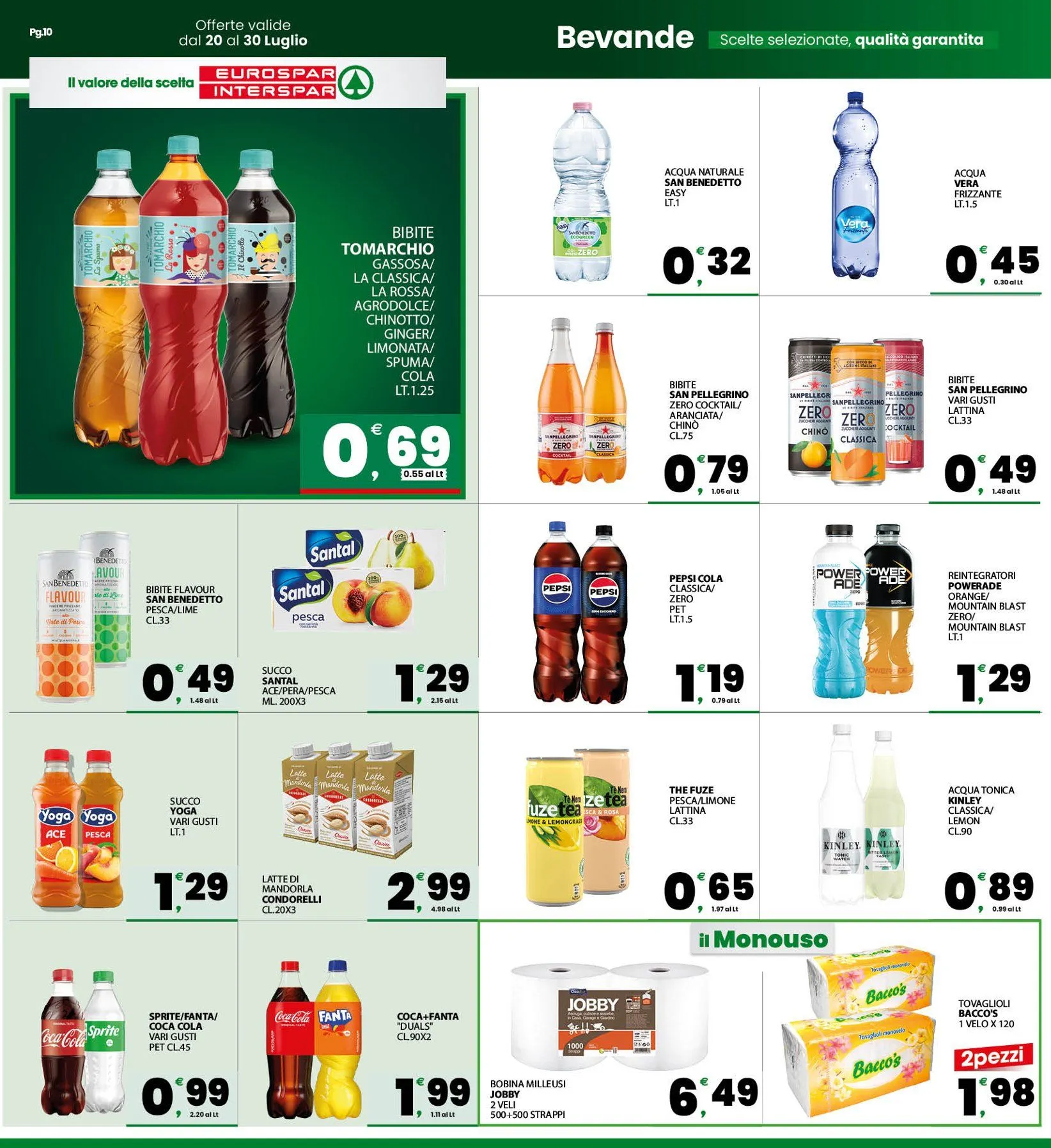 Volantini Interspar da 20 luglio a 30 luglio di 2026 - Pagina del volantino 10