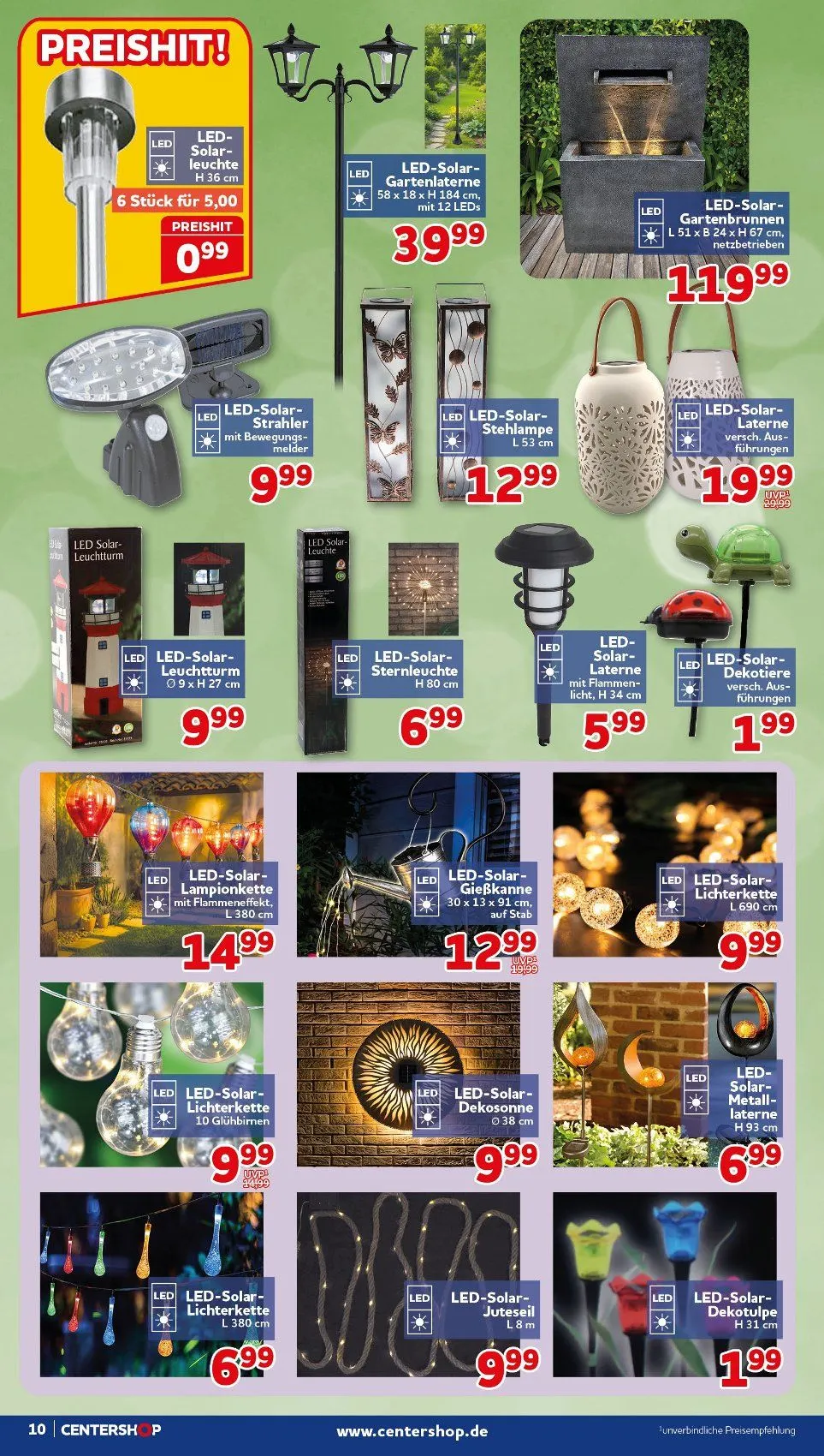CENTERSHOP Angebote von 11. Mai bis 16. Mai 2026 - Prospekt seite 10