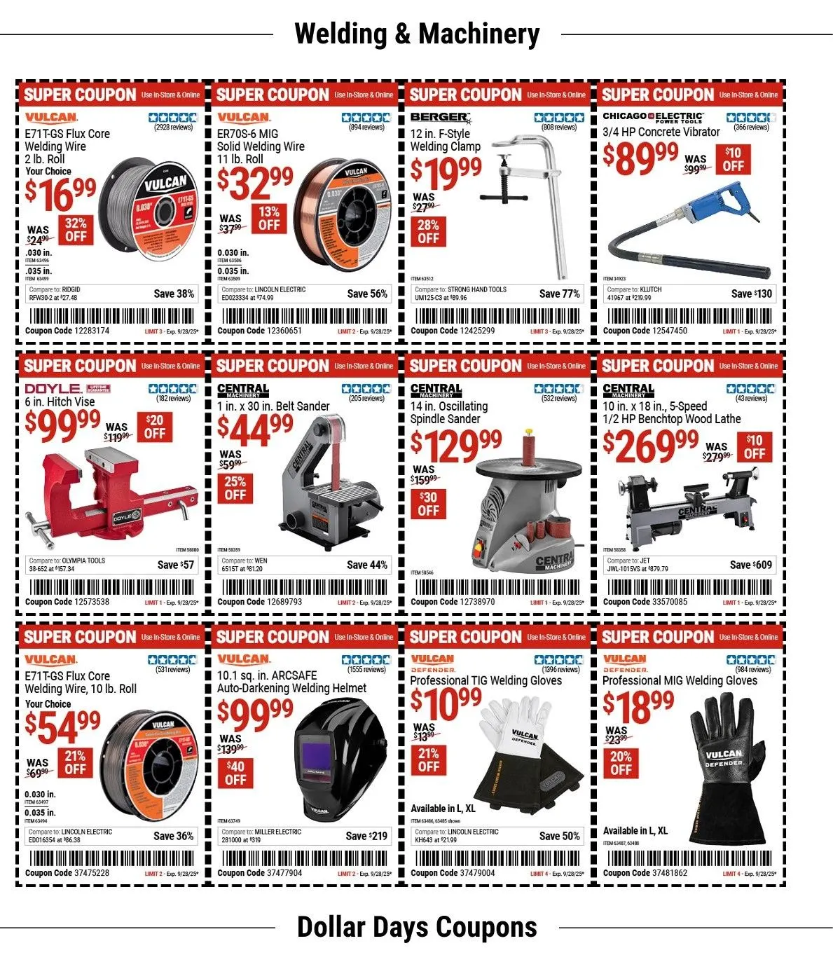 Weekly ad Harbor Freight Sales from September 15 to September 28 2025 - Page 10