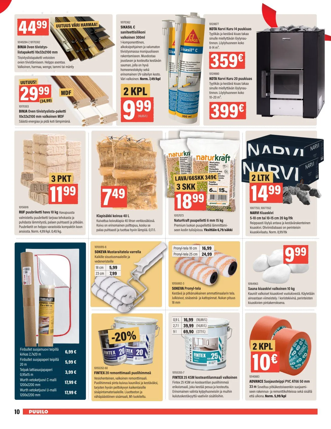 Puuilo Tarjoukset voimassa alkaen 24. marraskuuta - 7. joulukuuta 2025 - Tarjouslehti sivu 10