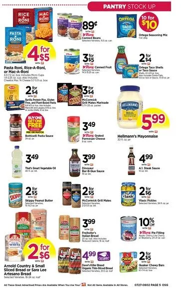 Weekly ad Tops Friendly Markets Sales from July 27 to August 8 2025 - Page 9