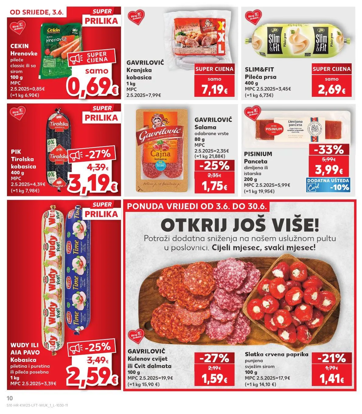 Katalog Kaufland od 3. lipnja do 9. lipnja 2026. - Pregled Stranica 10
