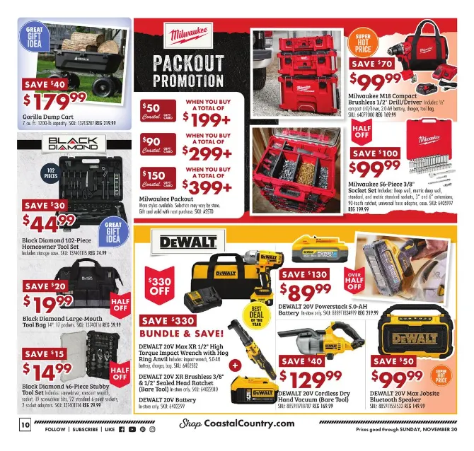 Weekly ad Coastal Farm & Ranch Sales from November 28 to November 30 2025 - Page 10