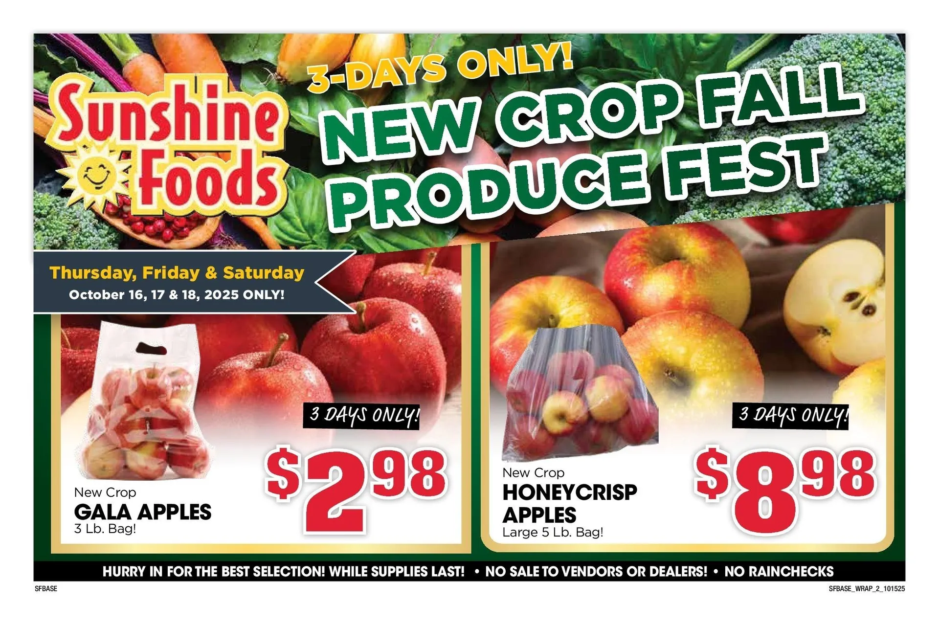 Weekly promotion Sunshine Foods Sales spanning from October 15 to October 21 2025 - Page 10 for Catalogue 365