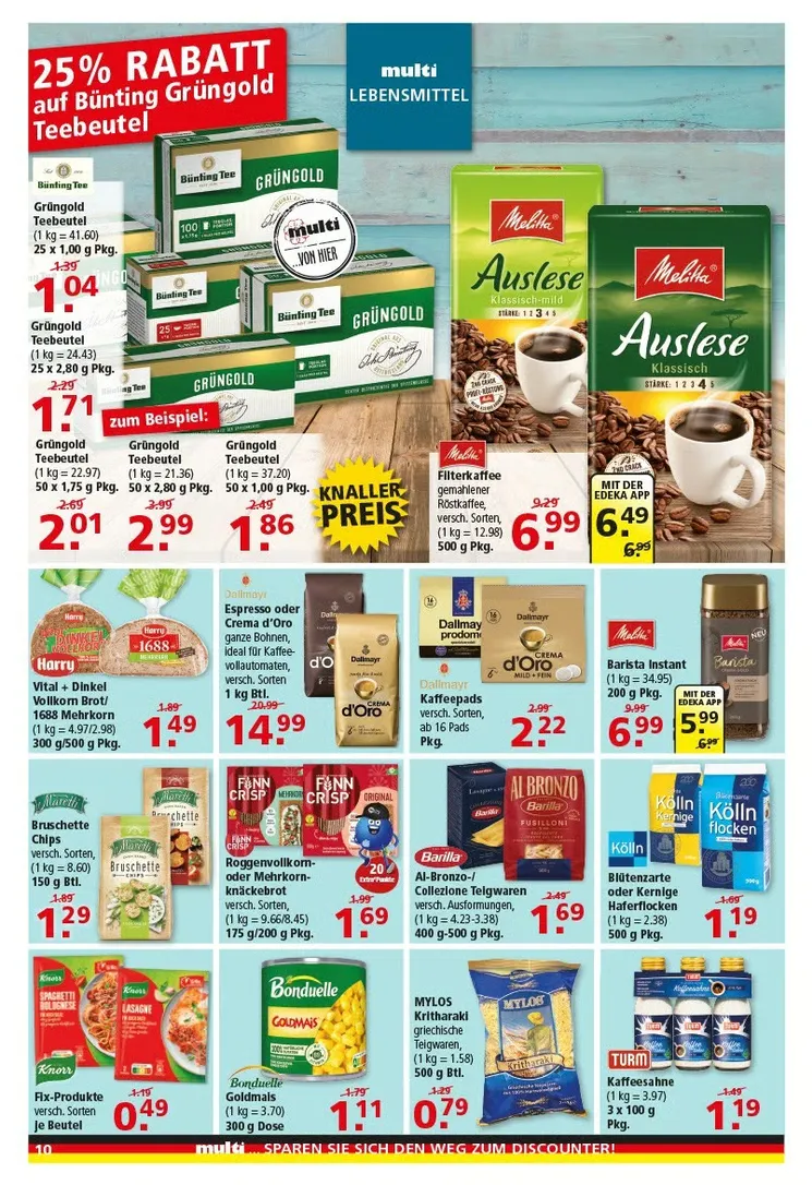 Multi Markt Angebote von 22. Juni bis 27. Juni 2026 - Prospekt seite 10