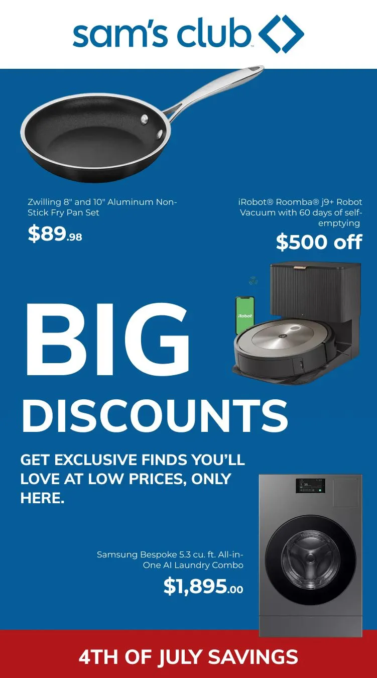 Weekly ad Sam's Club Weekly Ad from June 19 to July 9 2025 - Page 1