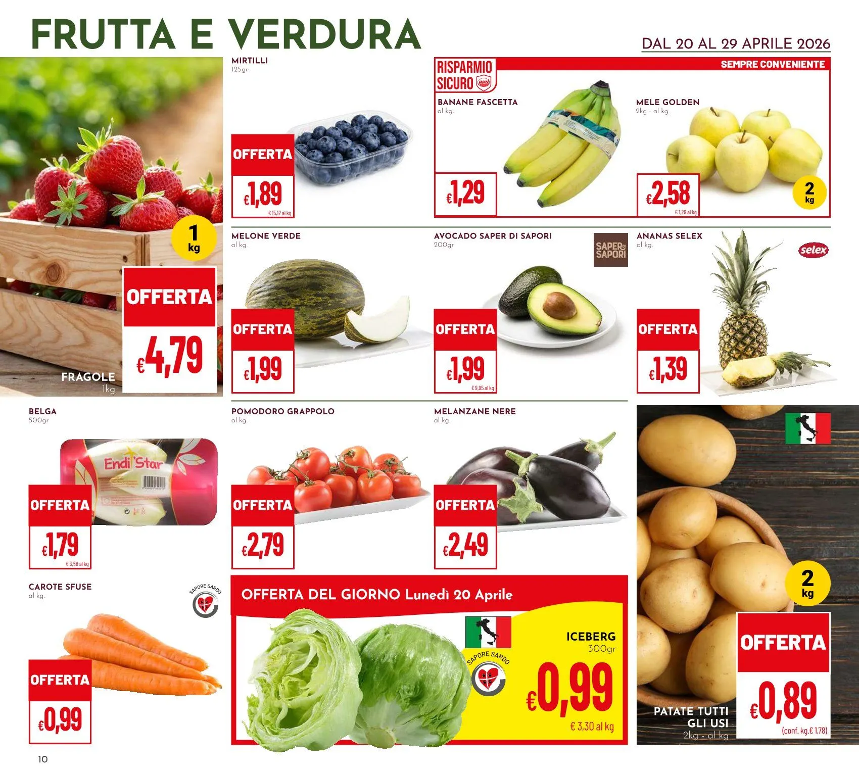 Volantini Pan da 20 aprile a 29 aprile di 2026 - Pagina del volantino 10