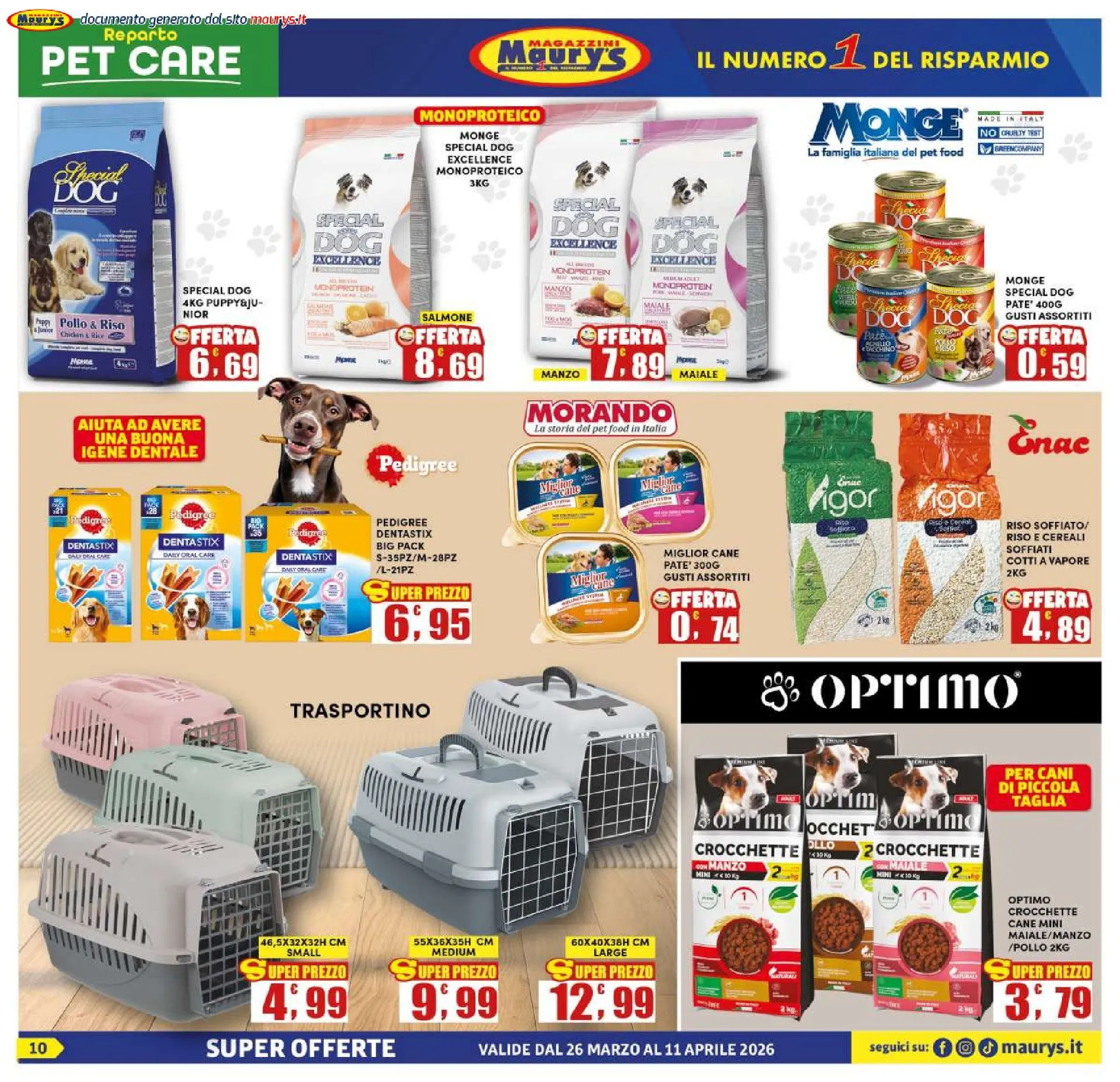 Maury's Volantino da 30 marzo a 6 aprile di 2026 - Pagina del volantino 10