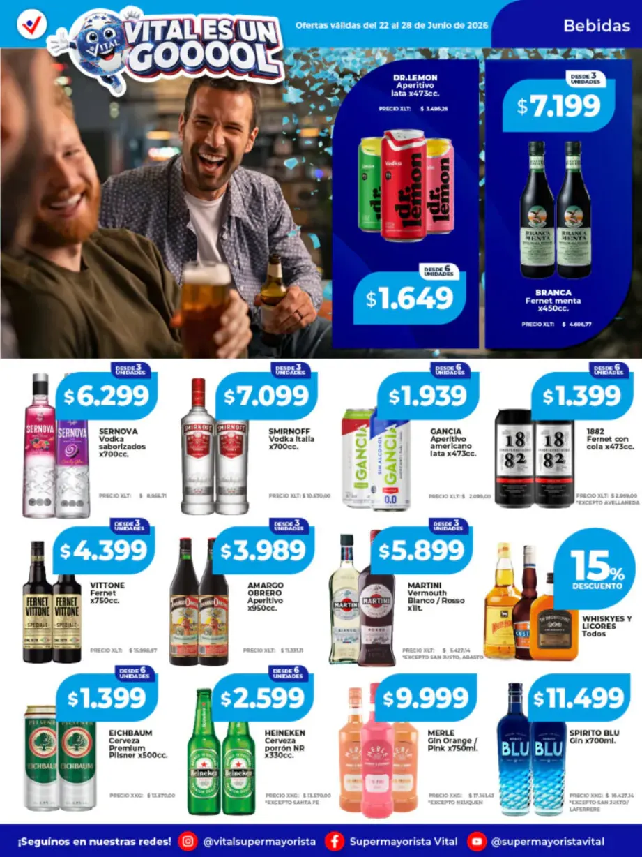 Ofertas de Vital Ofertas 22 de junio al 28 de junio 2026 - Página 10 del catálogo