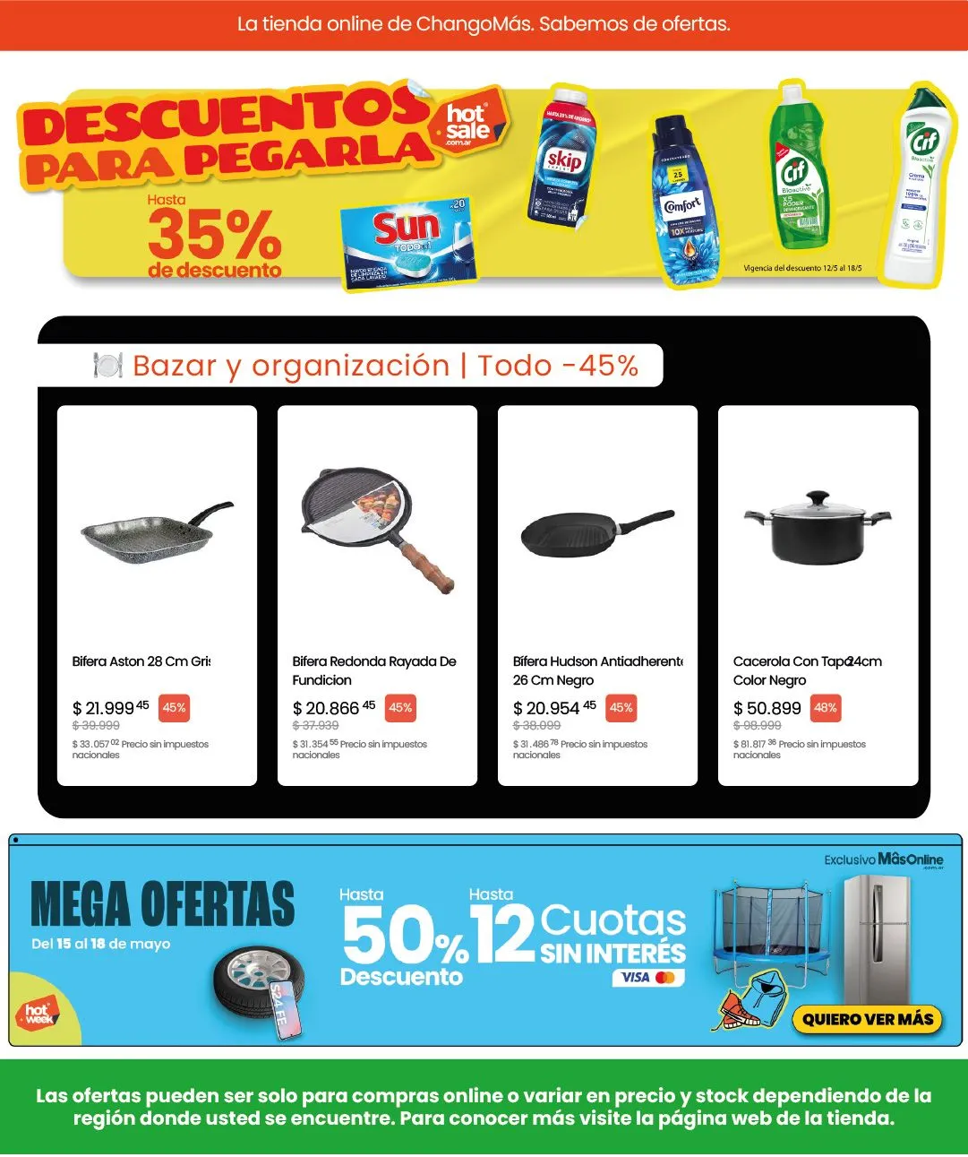 Ofertas de ChangoMas Ofertas HotWeek 15 de mayo al 18 de mayo 2025 - Página 9 del catálogo