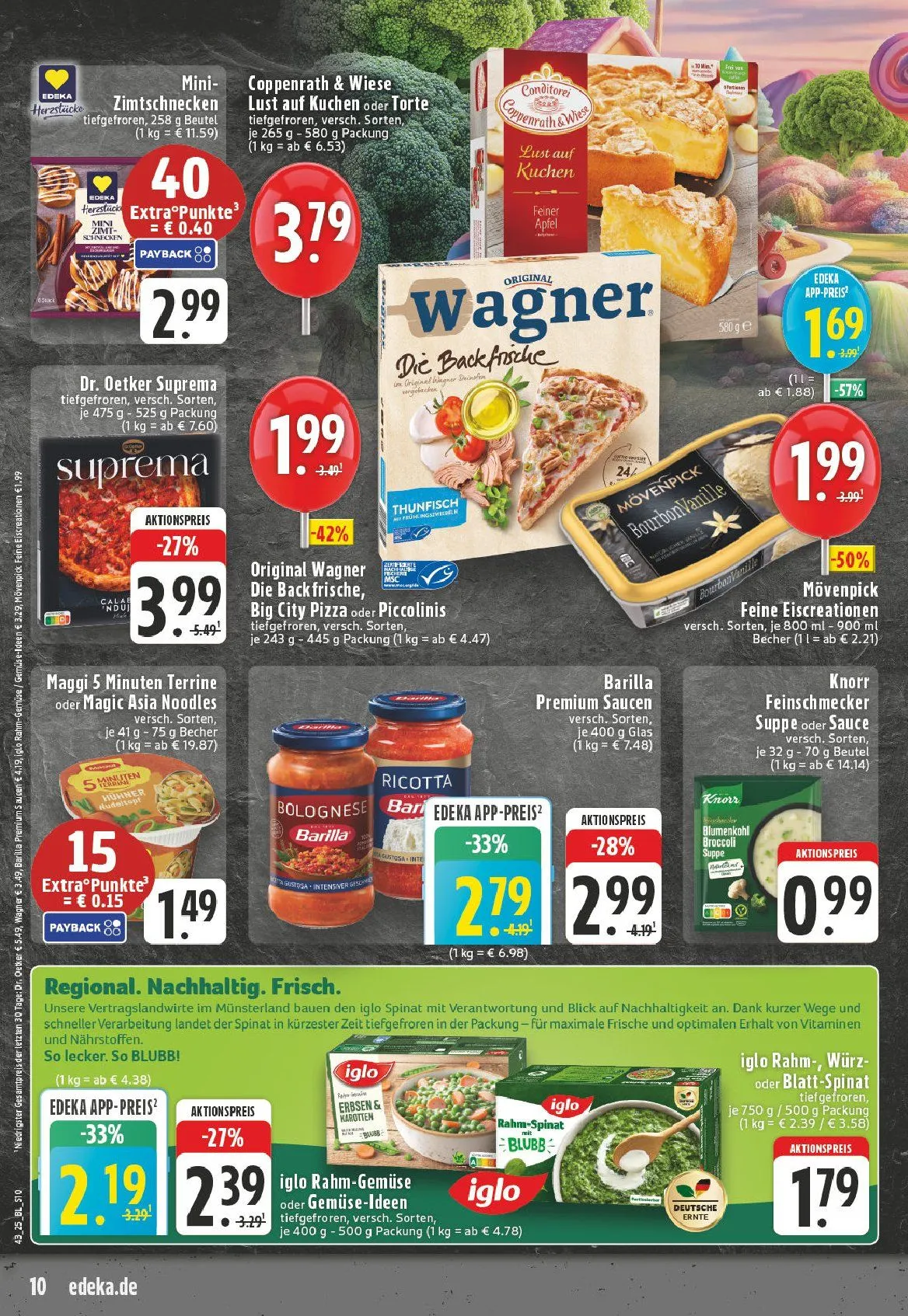 Edeka Angebote von 18. Oktober bis 25. Oktober 2025 - Prospekt seite 10
